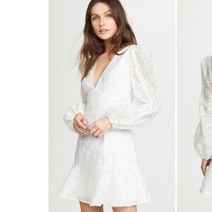 White Organza Dress - Keepsake Wild Love Long Sleeved Dress